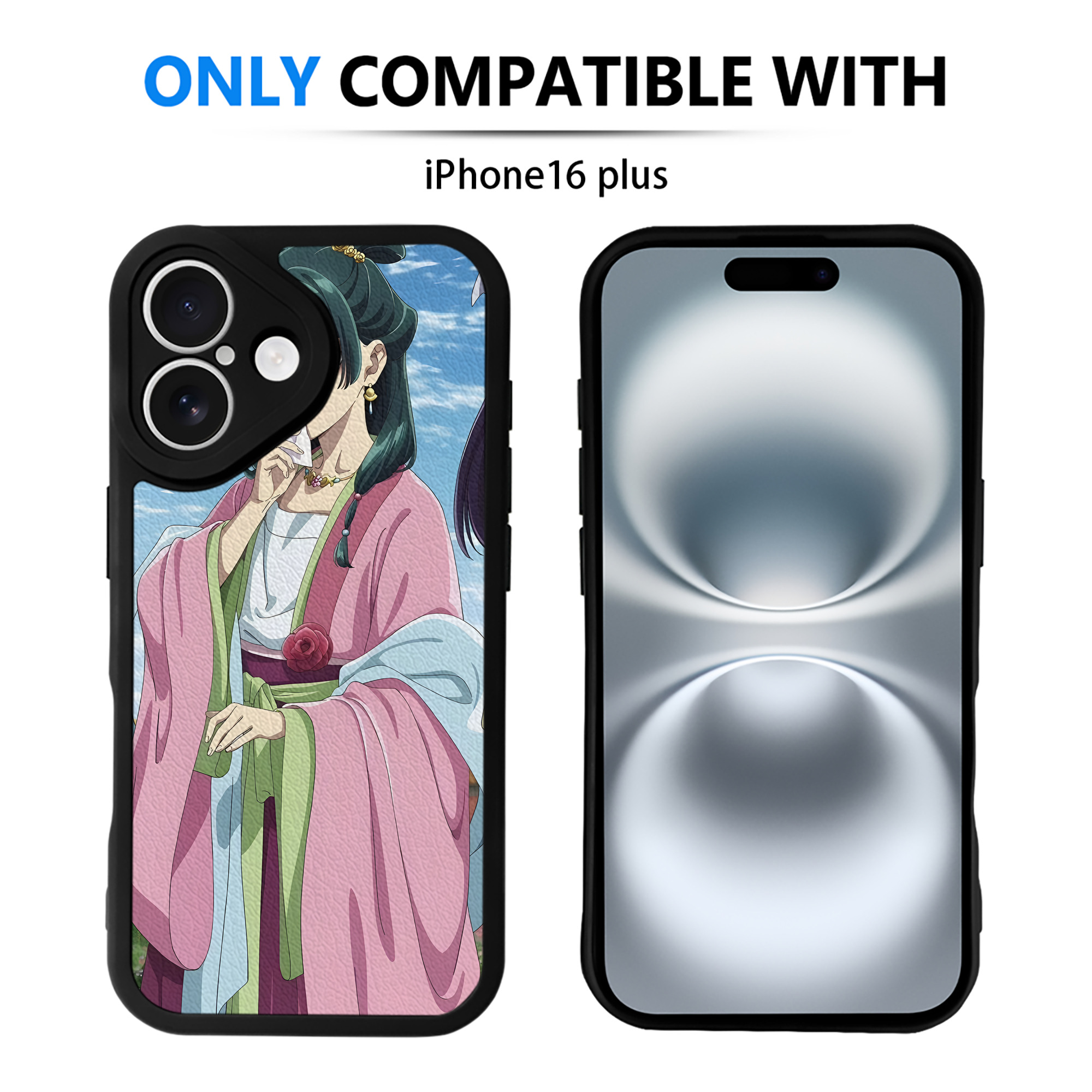 薬屋のひとりごと The Apothecary Diaries 【iPhone 16シリーズ対応】シリコンスマホケース（レザー調） 材質：シリコン